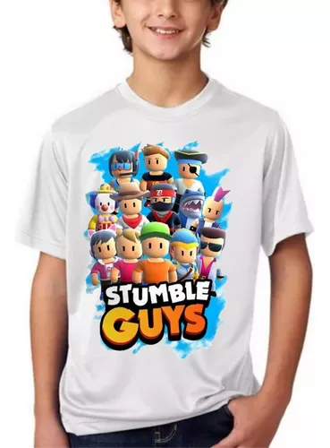 camisa camiseta stumble guys infantil desenho jogo game