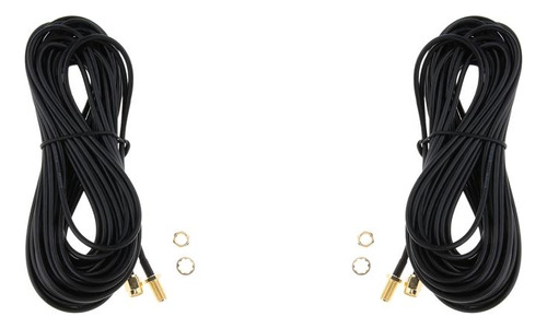 2x Rp Sma Extension Cable Router Tarjeta De Red No.4