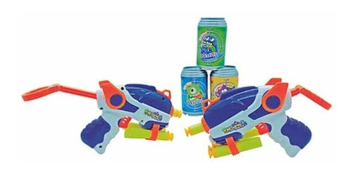 Imagem 1 de 3 de Jogo Monstros Ao Ataque Lançador Estilo Nerf Brinquedo Tam M