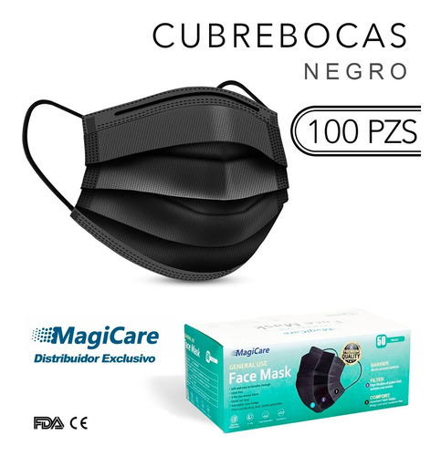 Imagen 2 de 10 de Cubrebocas Tricapa Tapabocas Termosellado Plisado Mascarilla