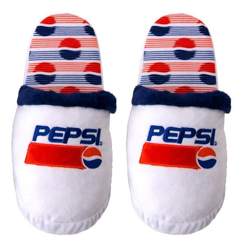 Pantuflas Pepsi Cool- Odd Fuzzy Slides - Novedosas