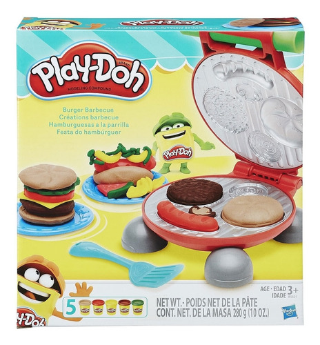 Play Doh Hamburguesa A La Parrilla B5521 Hasbro