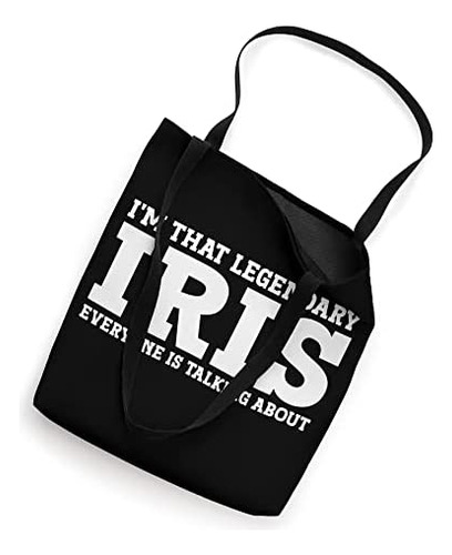 Iris Nombre Personal Mujer Chica Iris Divertida Bolsa De Tel