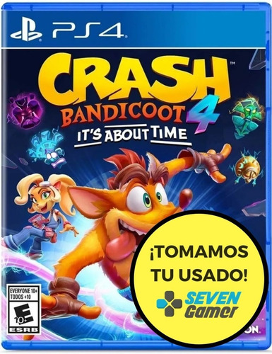 Crash Bandicoot 4 Playstation 4 Ps4 Juego Fisico Sevengamer