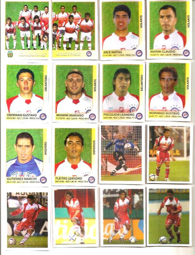  Argentinos Futbol 1992/6/2000/5/6/7- 43 Figuritas Distintas