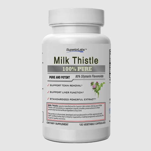 Superiorlabs | Milk Thistle | 250mg | 120 Veg Capsules