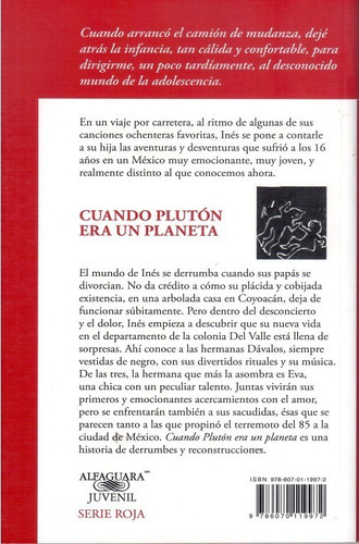 Cuando Plutón Era Un Planeta, De Flor Aguilera. Editorial Alfaguara Juvenil, Tapa Blanda En Español, 2013