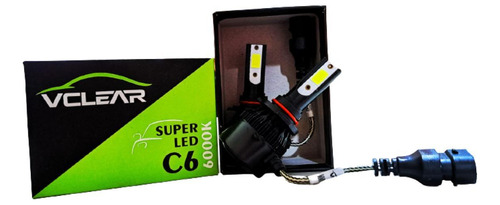 Par Lâmpada Super Led Hb3 6000k C6