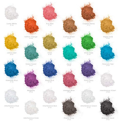 Pigmento Polvo De Mica Aperlado Color Morado Ciruela 100gr