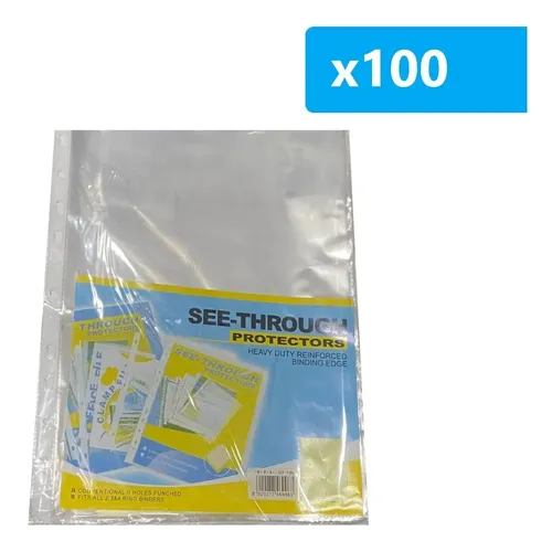 Fundas Protectoras Carta Paq x 100 Uds - Megabyte Papelería, C.A