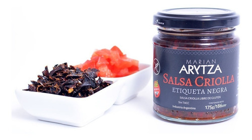 Salsa Criolla Gourmet Arytza - 100%natural - Sin Tacc