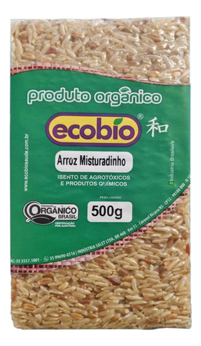 Kit 3x: Arroz Misturadinho Orgânico Ecobio 500g