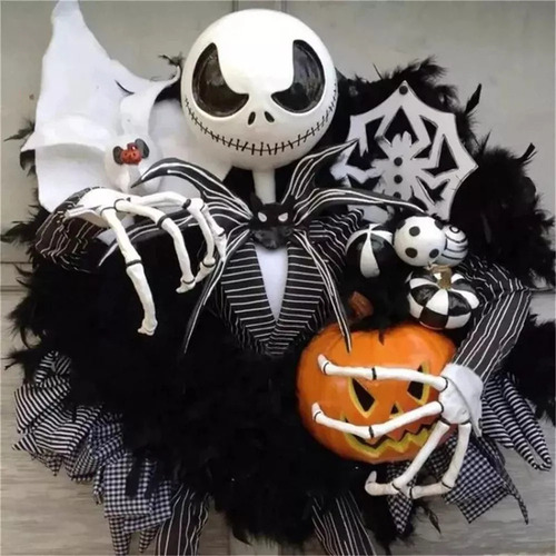 2pcs Halloween Wreath Decoraciones Colgantes