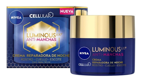 Nivea Cellular Luminous630anti-manchascrema Noche Renovadora