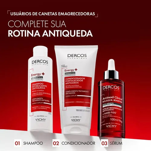 Vichy Dercos Sérum Capilar Antiqueda com Aminexil 1,5% REGEN 100ML​