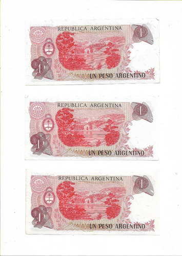 1 Peso Argentino - Serie A - Bajisima Numeracion - Corr. (3) (Usado)