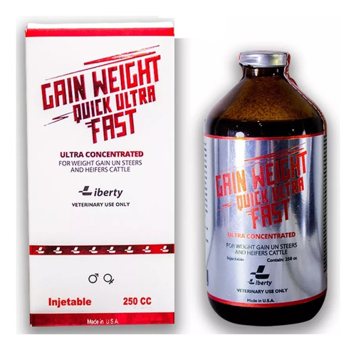 Gain Weight Ultra Fast 250ml - Ganho Rapido De Peso Engorda