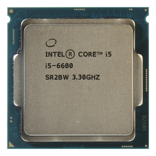 Procesador gamer Intel Core i5-6600 CM8066201920401  de 4 núcleos y  3.9GHz de frecuencia con gráfica integrada