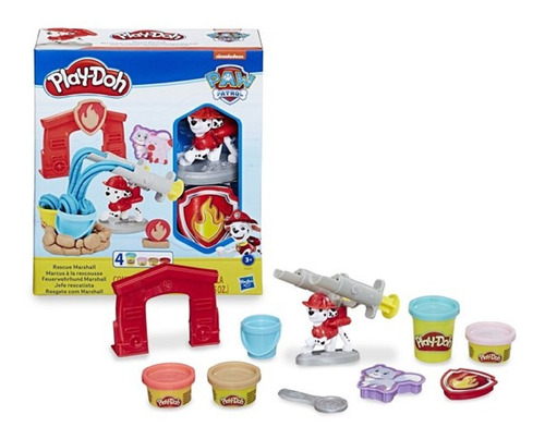 Play-doh Paw Patrol Rescue Marshall 4 Colores