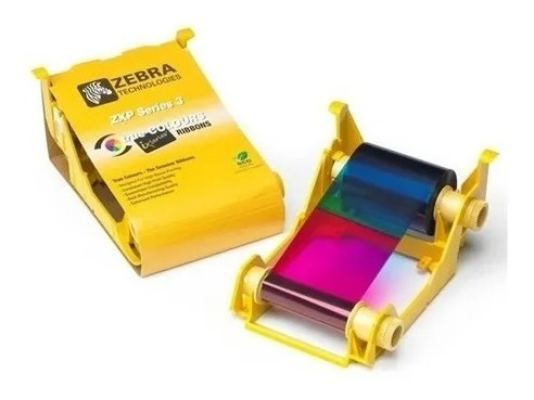 Imagen 3 de 5 de Ribbon Zebra Zxp3 Color 200 Imagenes Zxp Series 3