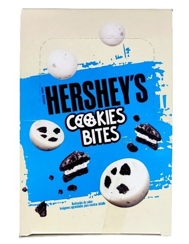 Hershey's Cookies Bites de Chocolate Blanco con Galletas 6 Unidades 258g