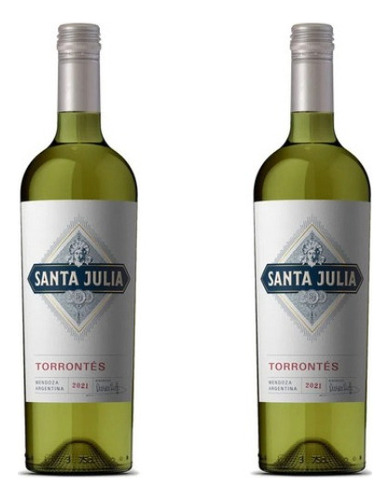 Botella De Vino Blanco Santa Julia Torrontes 750ml X2u