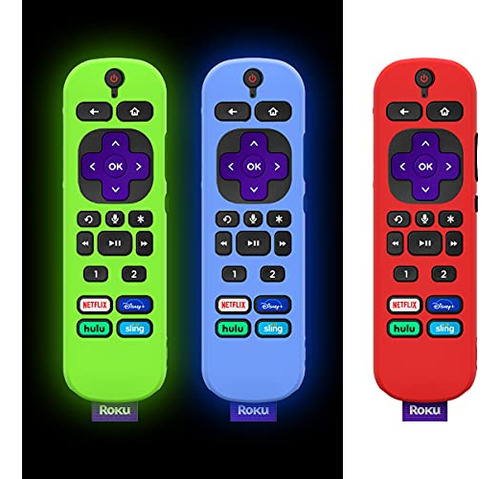 [3pcs] Case For Roku Voice Remote Pro 2021(only For 202...