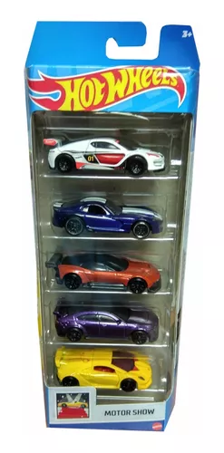 Hot Wheels Carrinhos Colecionáveis Kit com 5 Unidades (modelos podem v