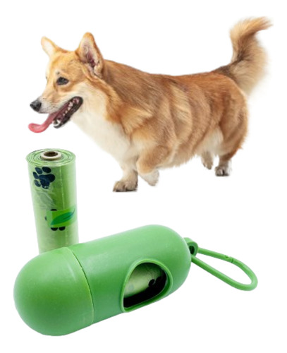 Bolsas Biodegradables Popo Mascotas Con Dispensador  17 Rol