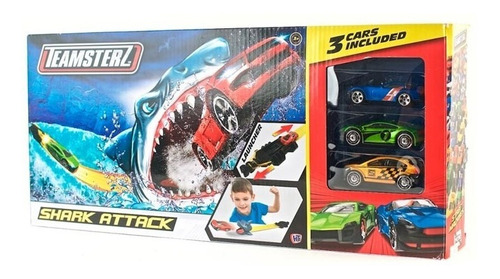 Teamsterz Pista Shark Attack Con 3 Autos