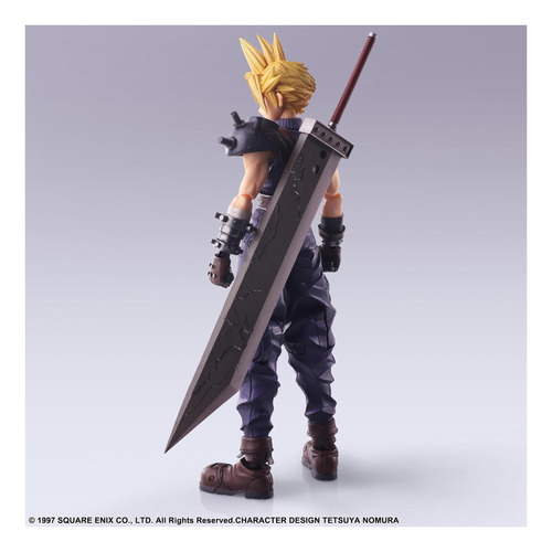 Final Fantasy Vii: Cloud Strife Trae Figura De Acción
