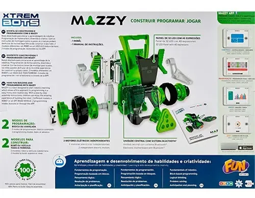 Robo Xtrem Mazzy Bots Infantil F00672 - Fun | MercadoLivre