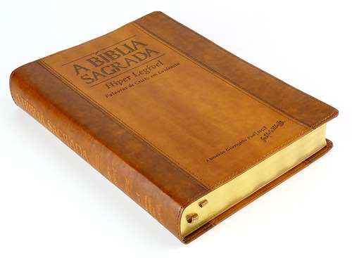 Bíblia Trinitariana Letra Hiper Legível Chocolate Havana