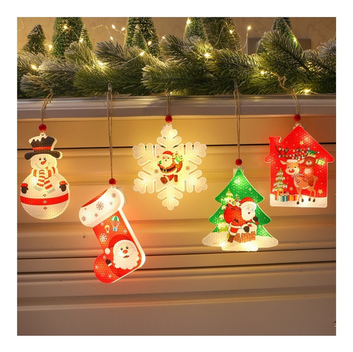 . Luces De Decoración De Ventana De Cuerda De Árbol De