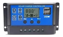 Comprar Controlador Solar Carga 12v 24v 10a Panel Solar Regulador