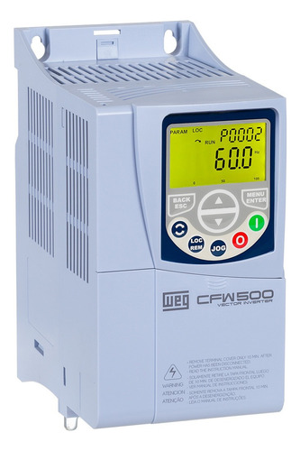 Inversor De Frequência Weg Cfw500 5cv 16a 220v Trifásico