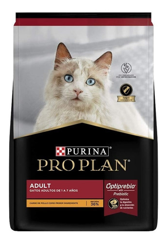 Imagen 1 de 7 de Proplan Gato Adulto 3 Kg Optiprebio Croquetas Envío Gratis