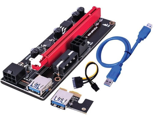 Tarjeta Expansora Riser Pci Express 1x A 16x Mineria