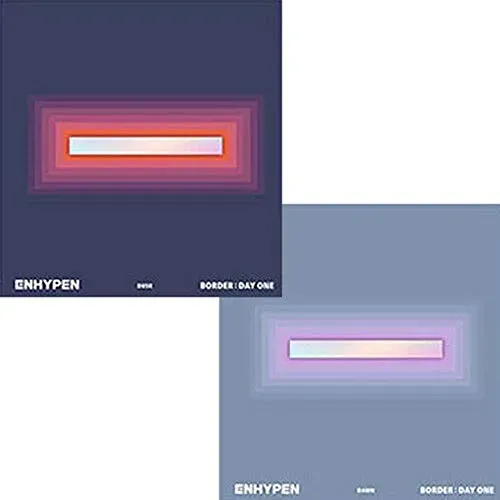 ENHYPEN『BORDER : DAYONE』ラキドロ ヒスン A Enhypen [border: Day One] Álbum [dusk + Dawn] 2 Ver Set