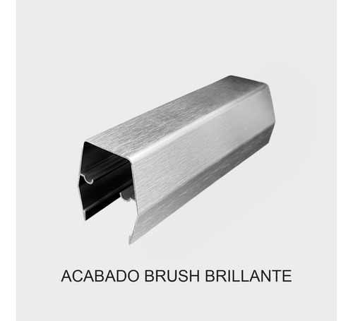Imagen 5 de 8 de Kit De Herraje Y Aluminio Para Cancel De Baño Rioyaqui 1.80m