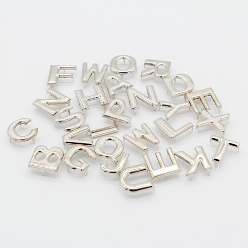 26pcs Inglés Carta Remaches De Licecraft Remaches