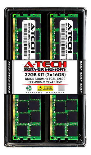 A-tech Kit Actualizacion Memoria Ram Ddr3 Ddr3l 1600 Mhz Ecc