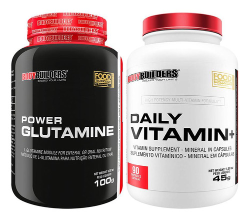 Kit Imunidade - Power Glutamina 100g+ Daily