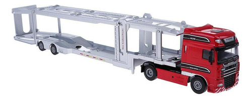 1:50 Simulación Diecast Car Transporter Truck Trailer