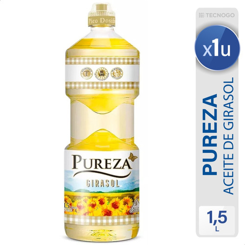 Aceite Pureza Girasol Omega 9 Vitamina E - Mejor Precio