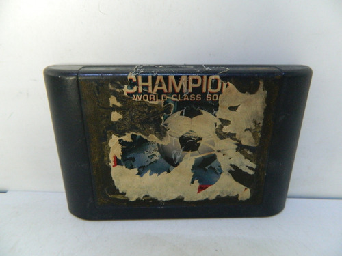 Champions World Class Soccer Cartucho Original P/ Mega Drive (Usado)