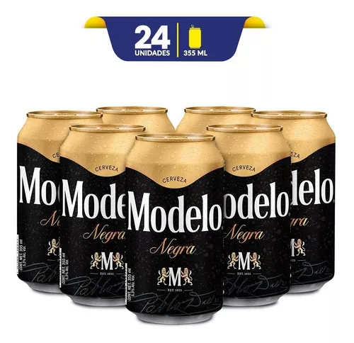 Cerveza Oscura Negra Modelo 24 Latas De 355ml C/u | MercadoLibre