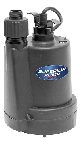 Bomba Para Sumidero Superior Pump 91250, 1/4 Hp, Negro