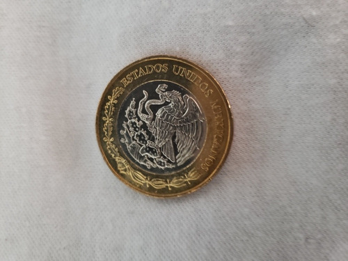 Imagen 1 de 2 de Moneda Centenario De La Gesta Heroica De Veracruz-2014