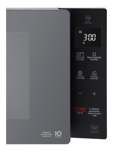 Imagen 8 de 8 de Microondas LG NeoChef MS2536GIS Inverter negro 25L 220V